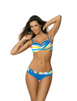 Plavky Carlotta Ortensia Blu M-327 Blue/Yellow (76) - Marko