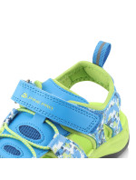 Dětské outdoorové sandály ALPINE PRO GROBO neon atomic blue