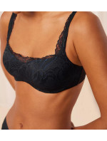 Dámská podprsenka Body Make-Up Illusion Lace Balconette - BLACK - černá 0004 - TRIUMPH