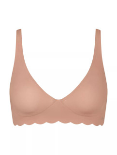 Dámská podprsenka ZERO Microfibre 2.0 Soft bra - CAMEO BROWN - sv. hnědá 00ME - SLOGGI