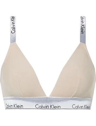 Podprsenka Bralette QF6132E - VJS - Béžová - Calvin Klein