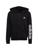 Mikina s kapucí adidas Essentials Linear Logo Full-Zip Hoodie Jr IC3584