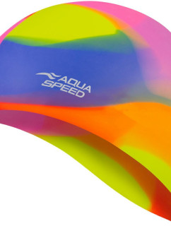 AQUA SPEED Plavecká čepice Bunt Multicolour/Yellow