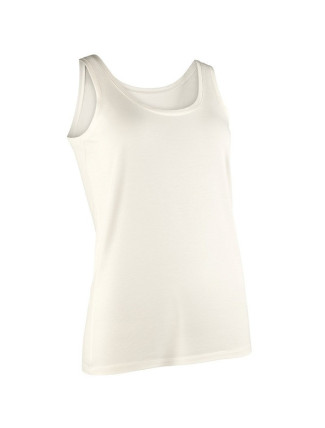 Dámský top NUR DIE BAMBOO TANK TOP - NUR DIE - bílá