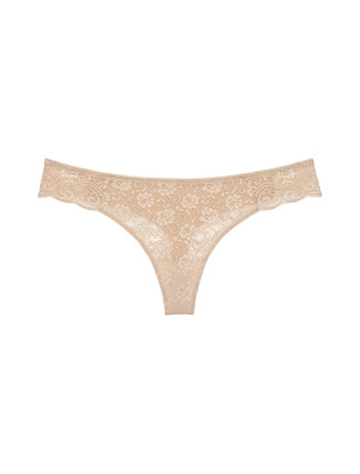 Dámská tanga Amourette Hipster String - YELLOW - sv. béžová 0026 - TRIUMPH