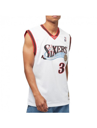 Mitchell & Ness NBA Swingman Home Jersey 76ers 00 Allen Iverson M SMJYGS18200-P76WHIT00AIV Pánské oblečení