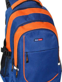 Batoh Semiline 4668-7 Navy Blue/Orange