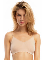 Dámský sportovní top Bamboo Bralette beige - JULIMEX