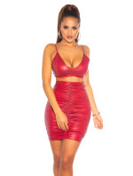 Sexy Koucla Wetlook Crop Top/Bustier