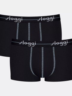 Pánské boxerky Start Hipster C2P box - BLACK - černé 0004 - SLOGGI