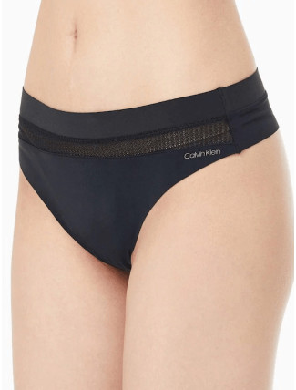 Dámská tanga QF6047E UB1 černá - Calvin Klein