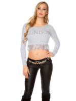 Sexy KouCla crop pulovr "LONDON"