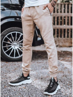 Pánské tyou jogger béžové kalhoty Dstreet UX3306