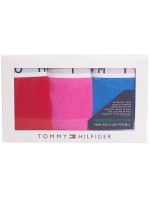 Tommy Hilfiger 3Pack tanga kalhotky UW0UW025210RZ Červená/růžová/modrá