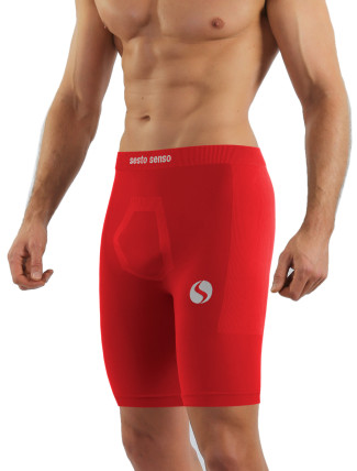 Cyklistické šortky Sesto Senso Thermo CL41 Red