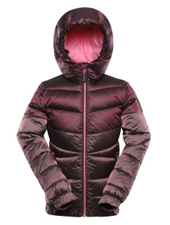 Dětská hi-therm bunda s impregnací ALPINE PRO GROLLO pink cosmos