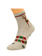 Dámské ponožky Bratex 2988 X-Mass Socks 36-41