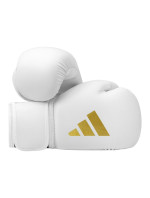 Bílo-zlaté boxerské rukavice Adidas SPEED 50