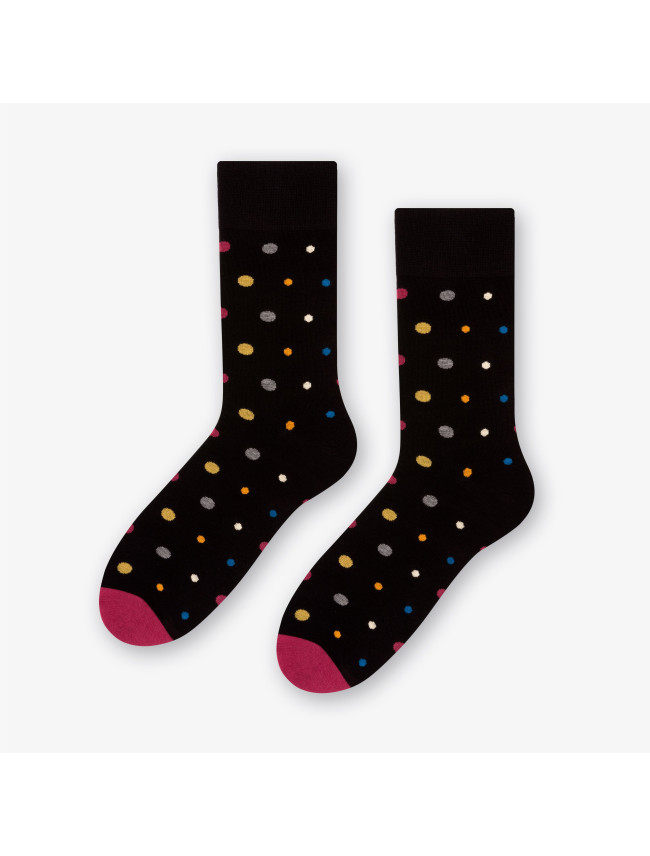 Ponožky Mix Dots 140-051 Black - Více