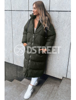 COZYSEASON dámská zimní bunda zelená Dstreet TY3760