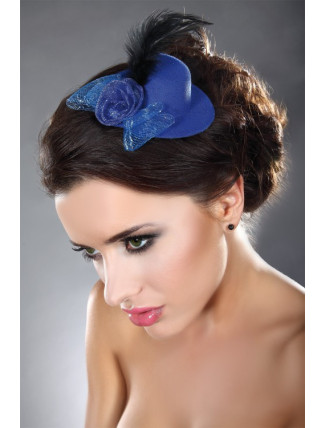 Ozdoba do vlasů Mini Top Hat Model 11 Blue - LivCo Corsetti