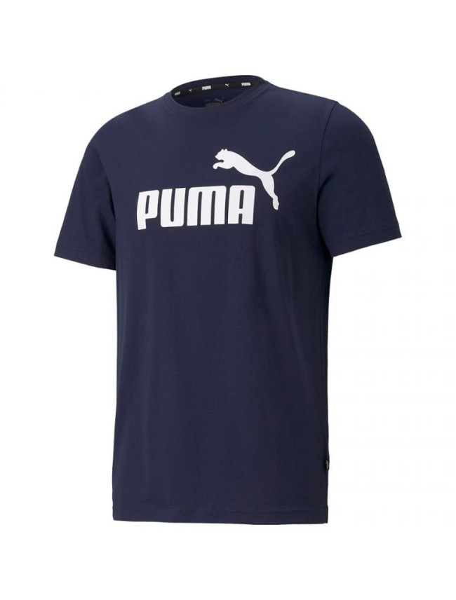 Tričko Puma ESS Logo Tee Peacoat M 586666 06 pánské