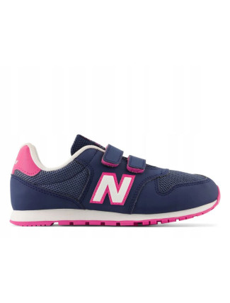 Sportovní obuv pro chlapce/dívky New Balance NB 500 semišové tenisky navy blue (PV500VP1)