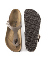 Dámské nazouváky / žabky GIZEH BS 0043753 Hnědo béžová - Birkenstock