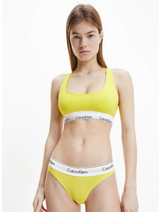 Dámská tanga F3786E ZIR - žlutá - Calvin Klein