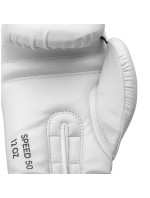 Bílo-zlaté boxerské rukavice Adidas SPEED 50