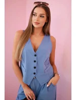 Set vesta + kalhoty džínovina