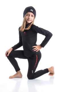 Dětské termoprádlo Rough Radical Raptor Kids Black