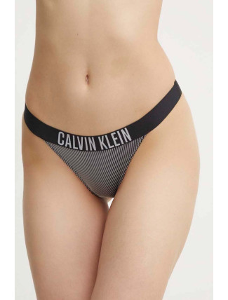 Dámské plavkové kalhotky KW0KW02611 BEH černé - Calvin Klein