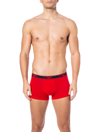 Boxerky 3pcs 111357 9P715 33035 červenotmavěmodrá - Emporio Armani