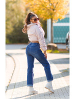 Sexy Highwaist Push up použitý vzhled flarred Jeans