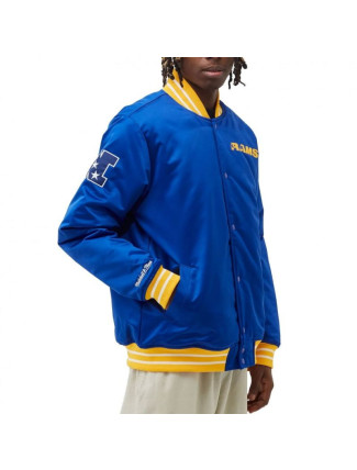 Pánská saténová bunda Mitchell & Ness NFL Los Angeles Rams M OJBF3413-LARYYPPPROYA