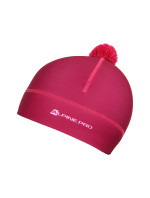 Funkční čepice s bambulí ALPINE PRO ABERE fuchsia red