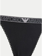 Dámské tanga 164282 4R221 00020 černé - Emporio Armani