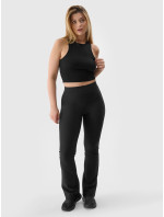 Dámský crop top slim 4F - černý