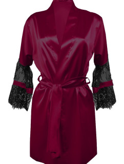 DKaren Housecoat Beatrice Crimson