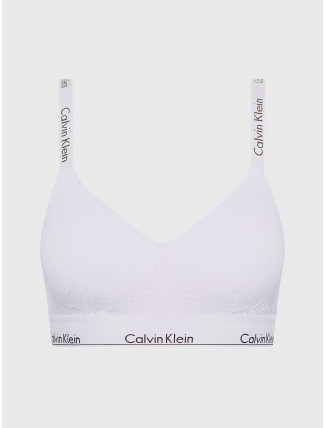 Dámské podprsenka LGHTLY LINED BRALETTE 000QF7797E LL0 lila - Calvin Klein