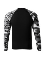 Camouflage LS triko unisex camouflage gray