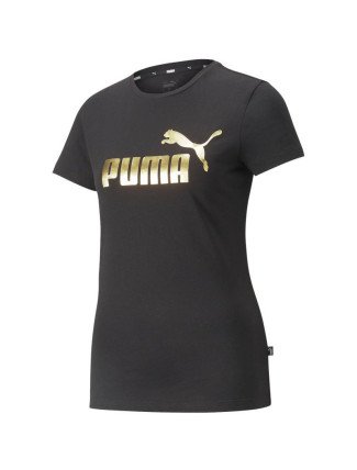 Puma ESS+ Metallic Logo Tee W 848303 01 tričko