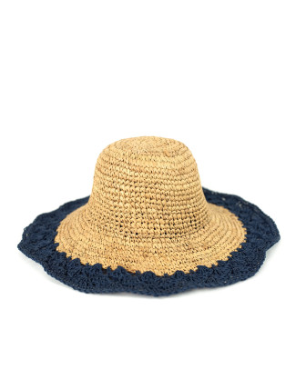 Dámský klobouk Art Of Polo Hat cz21156-6 Beige/Navy Blue