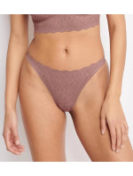 Dámská tanga ZERO Feel Bliss String - BROWN - sv. hnědé 1141 - SLOGGI