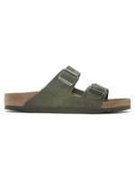 Žabky Birkenstock Arizona Vegan Microfaser Regular dámské-mužské Desert Dust Thyme wide foot vegan (1024550)