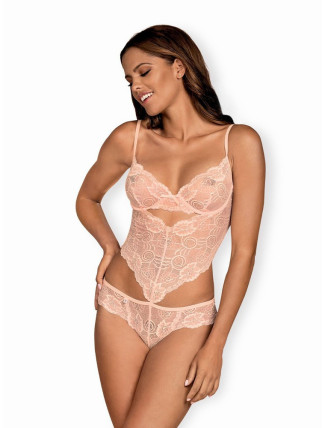 Něžné body Alluria teddy pink - Obsessive