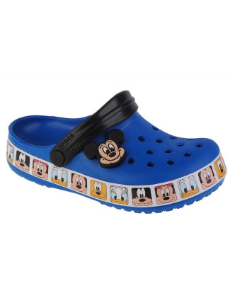 Dětské žabky FL Mickey Mouse 207718-4JL modrá vzor - Crocs