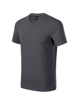 Action V-neck tričko pánské light anthracite