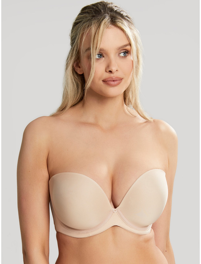 Vyztužená podprsenka Cleo Faith Moulded Strapless latte 10660